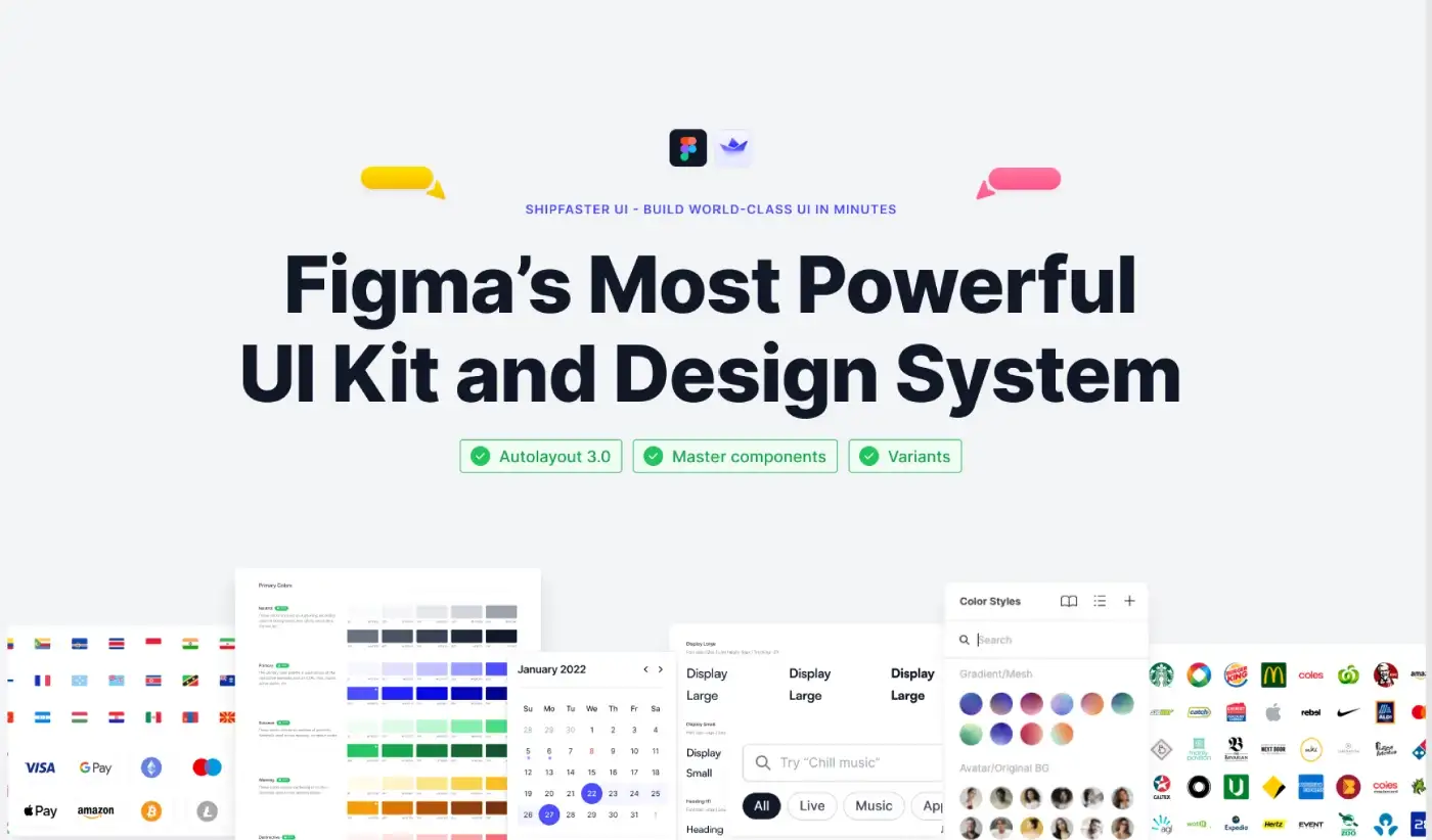 Image showing Figma's most powerful design system UI Kit